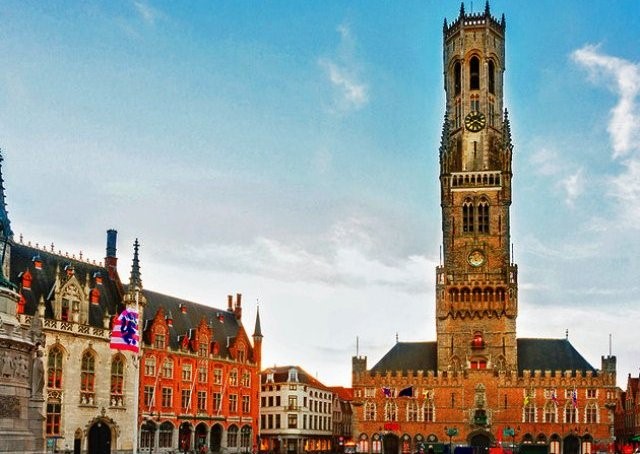 Things to do in Bruges belfry and halle